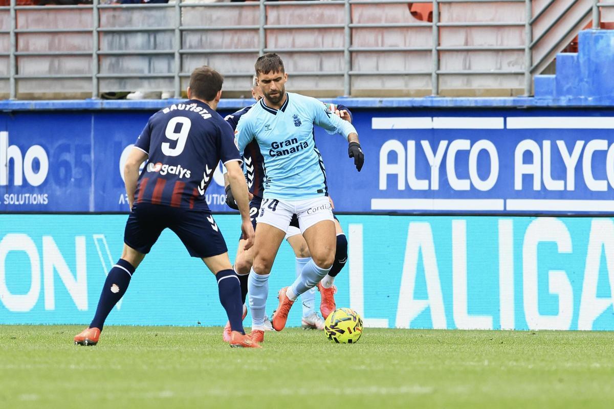 SD Éibar - UD Las Palmas: repite Martón y pone cuesta arriba el partido a los amarillos