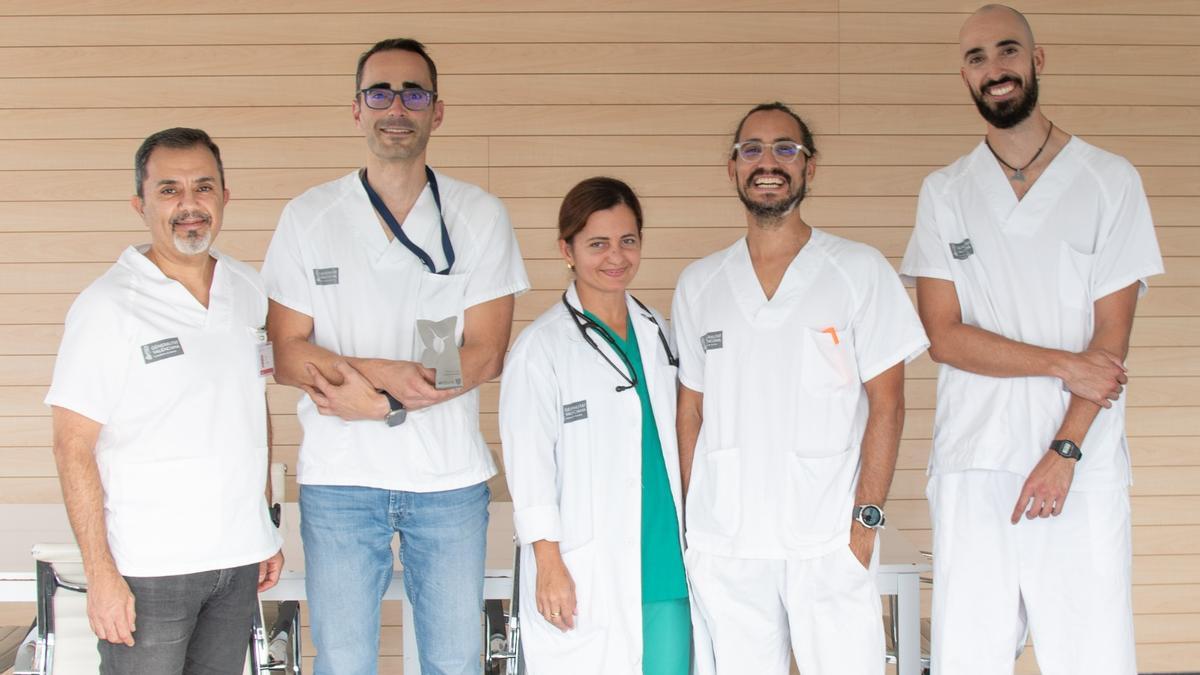 Equipo de cardiología del Hospital de Dénia