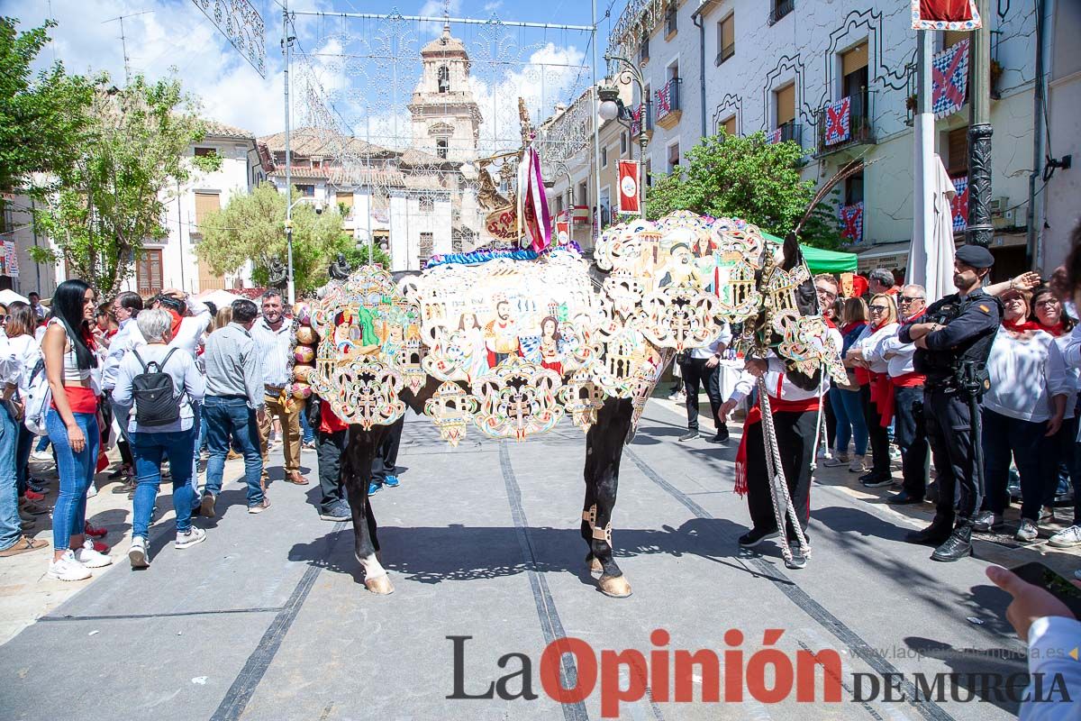 Recorrido Caballos del Vino día dos de mayo en Caravaca