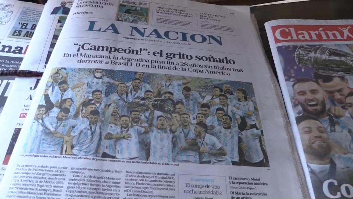 El maracanazo argentino copa las portadas de los diarios