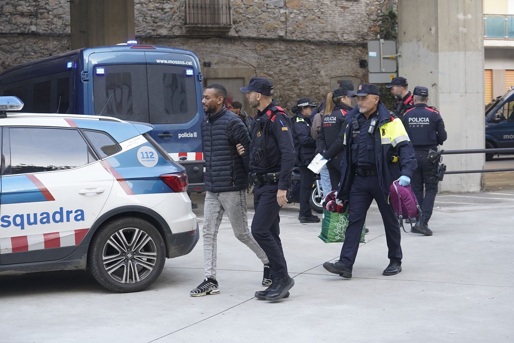 Girona carrer Tomàs Mieres desallotjament edifici ocupat
