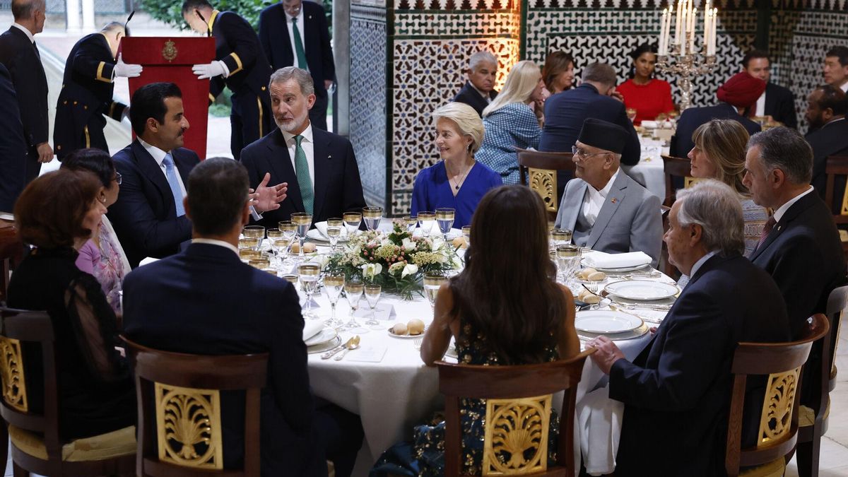 Cena oficial de los Reyes en el Alcázar de Sevilla por la Cumbre de la ONU, en imágenes