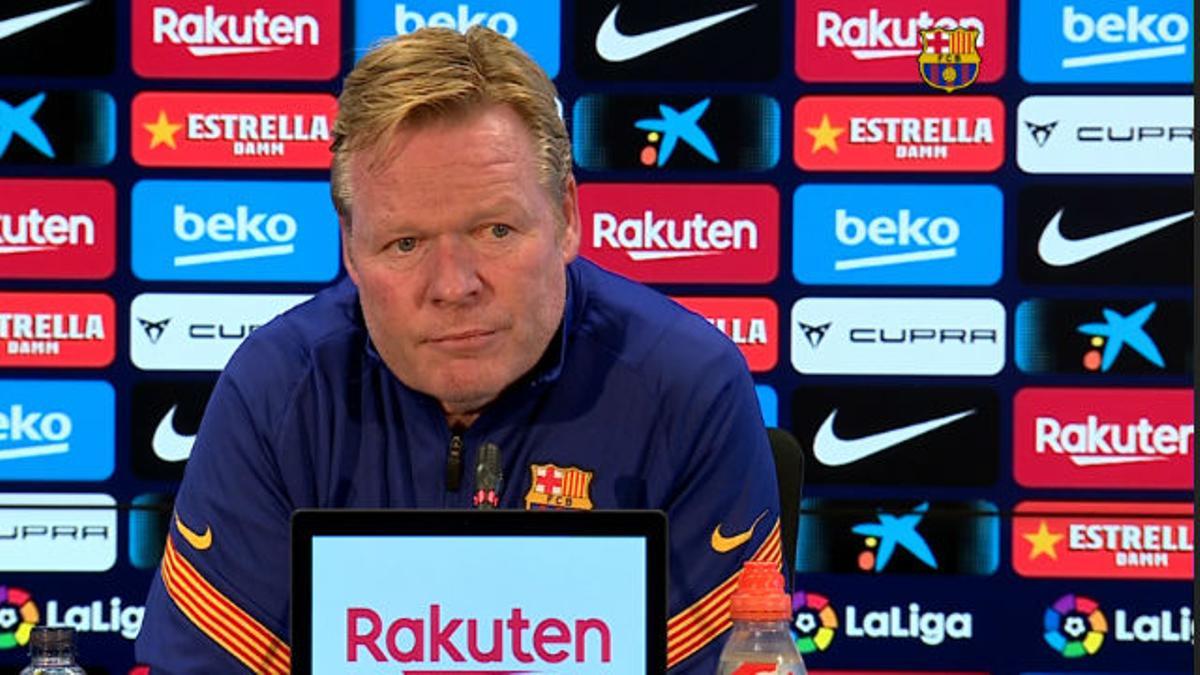 Koeman admite el interés del Barça por Eric García