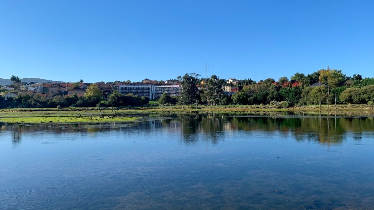 Vista de Astillero desde la marisma
