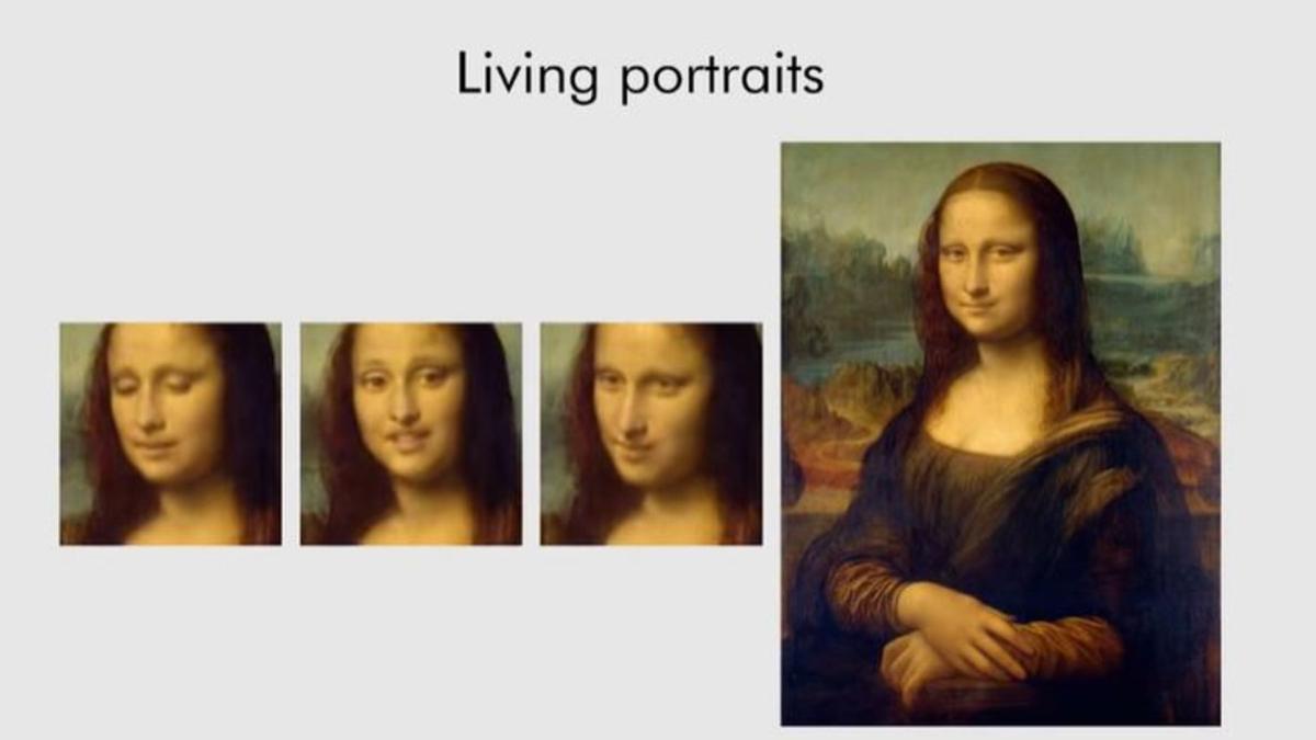 Mona Lisa en un proyecto de Samsung