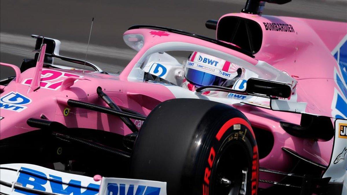 Nico en el Gran Premio de Gran Bretaña de 2020.