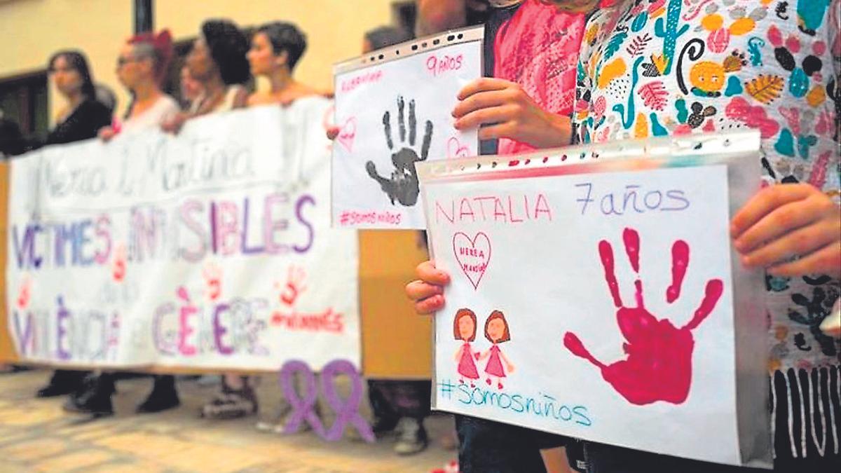 Protesta contra la violencia de género.