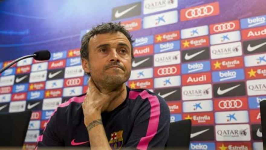 Luis Enrique: “No he hablado con Messi de sus declaraciones”