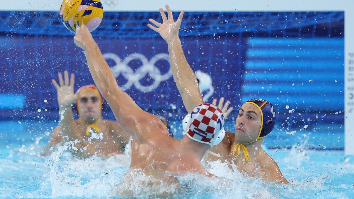 Juegos Olímpicos, cuartos de waterpolo: Croacia - España, en imágenes