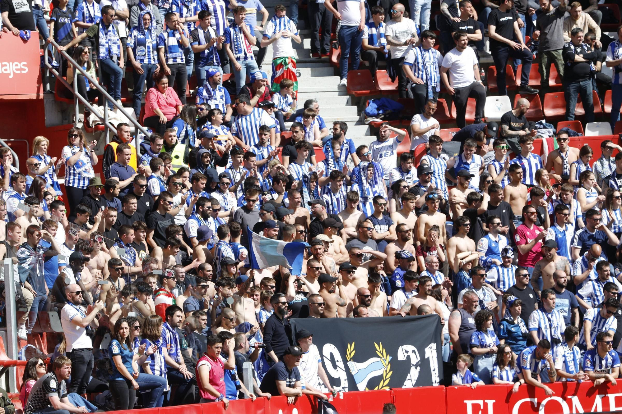 Así fue el encuentro entre el Sporting y el Alavés