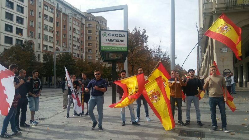 Manifestación contra el 1-0 en Zaragoza