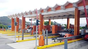 Cabinas de peaje en la AP-9, en la entrada a Pontevedra.