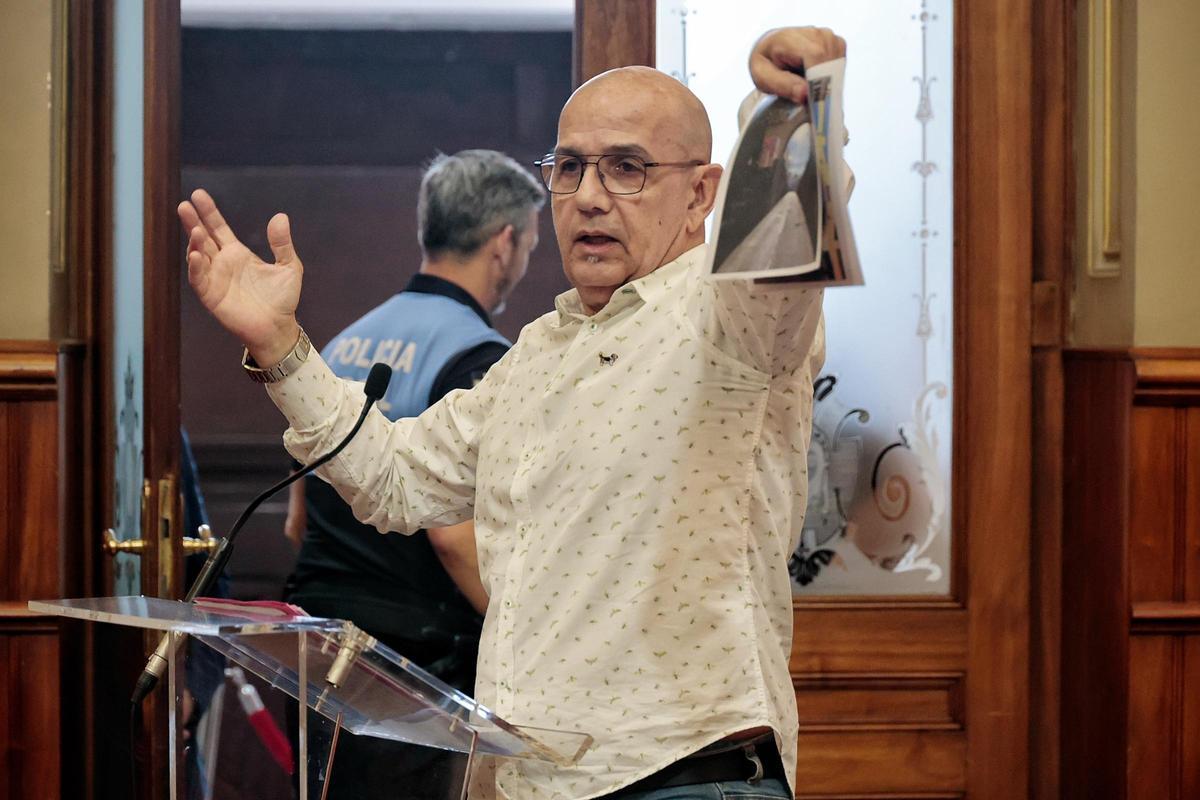 Manuel Jorge, portavoz de la nueva plataforma vecinal de Somosierra.