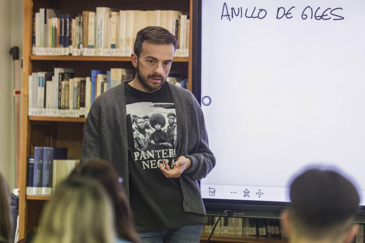 Juan Ponte, durante la charla.
