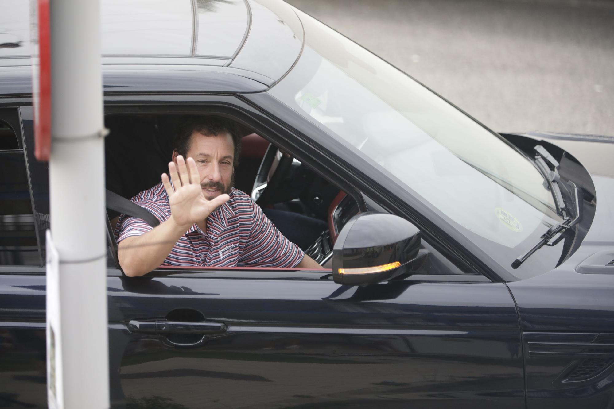 Adam Sandler rueda bajo la nieve en Pollença