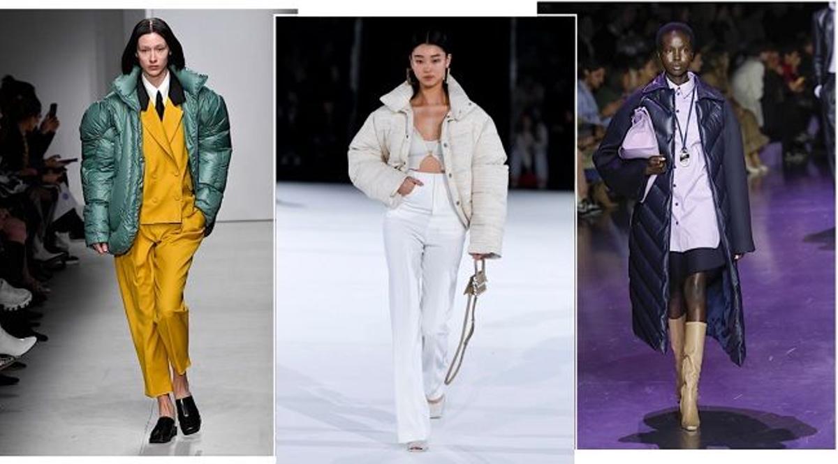 El plumífero sobre las pasarelas otoño-invierno 2020-2021: Annakiki, Jacquemus y Boss