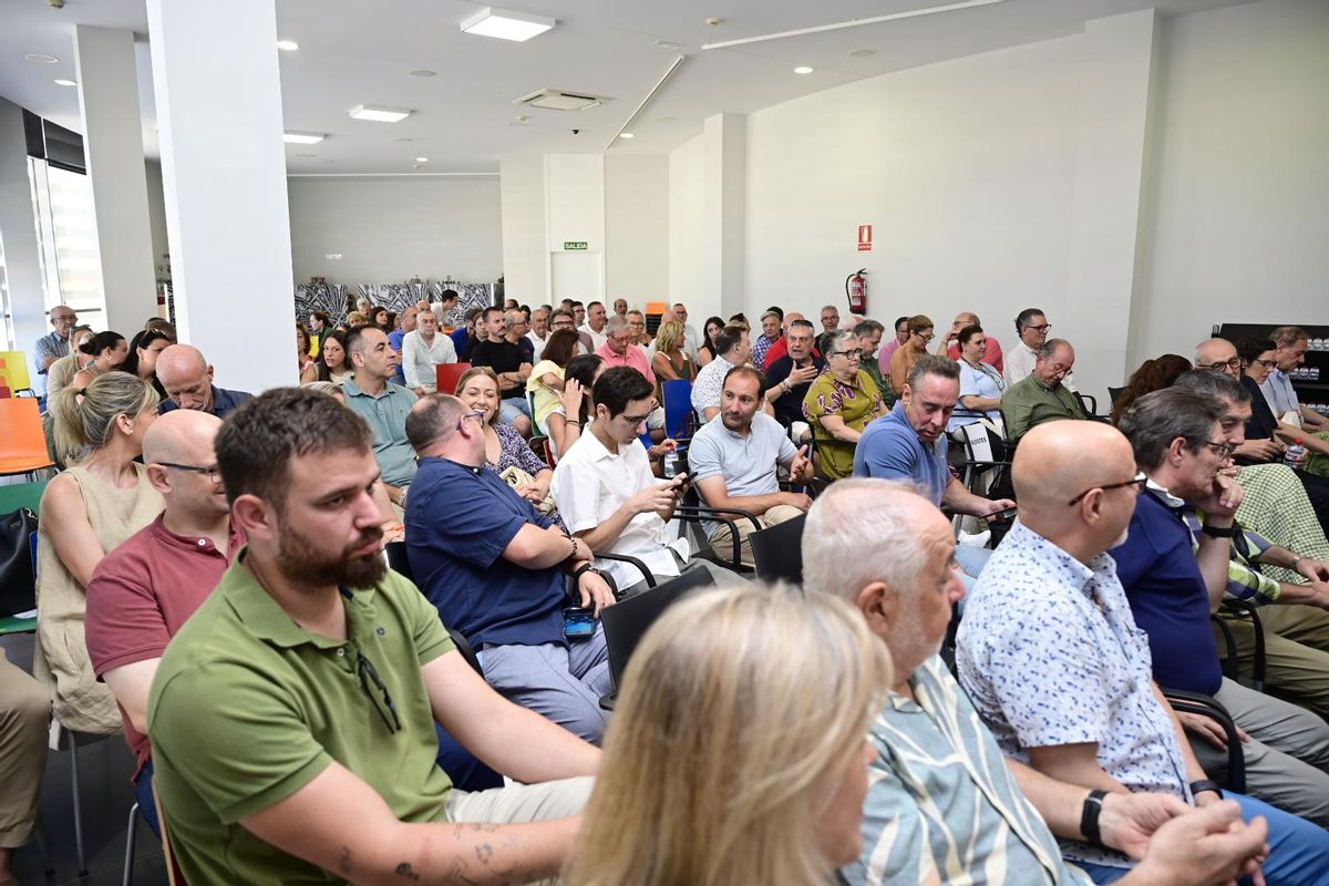 Miembros de la Asamblea de Fiestas, este sábado.