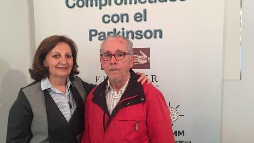 Juana Cascales y José Peñalver fueron dos de los fundadores de la Asociación de Párkinson de Murcia.