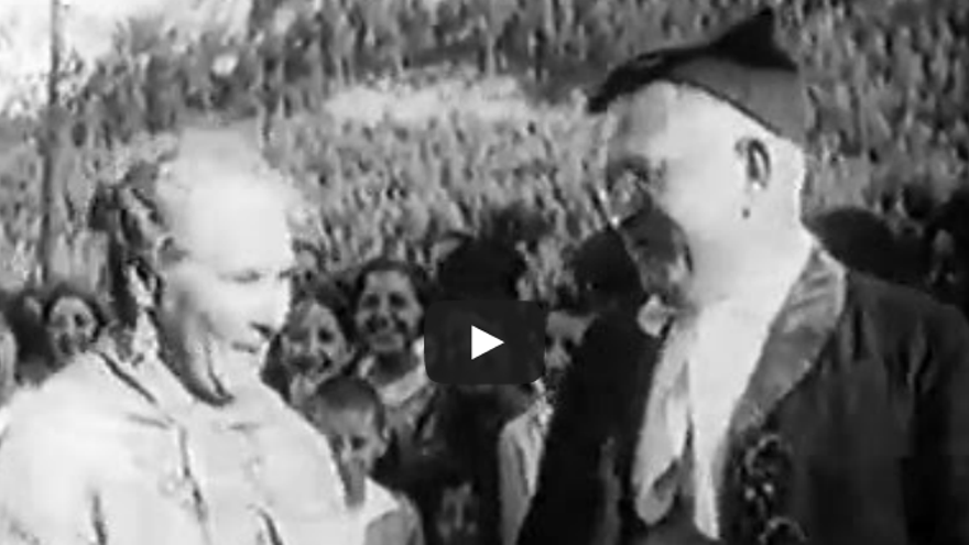Un vídeo poc conegut mostra la Berga dels anys 20