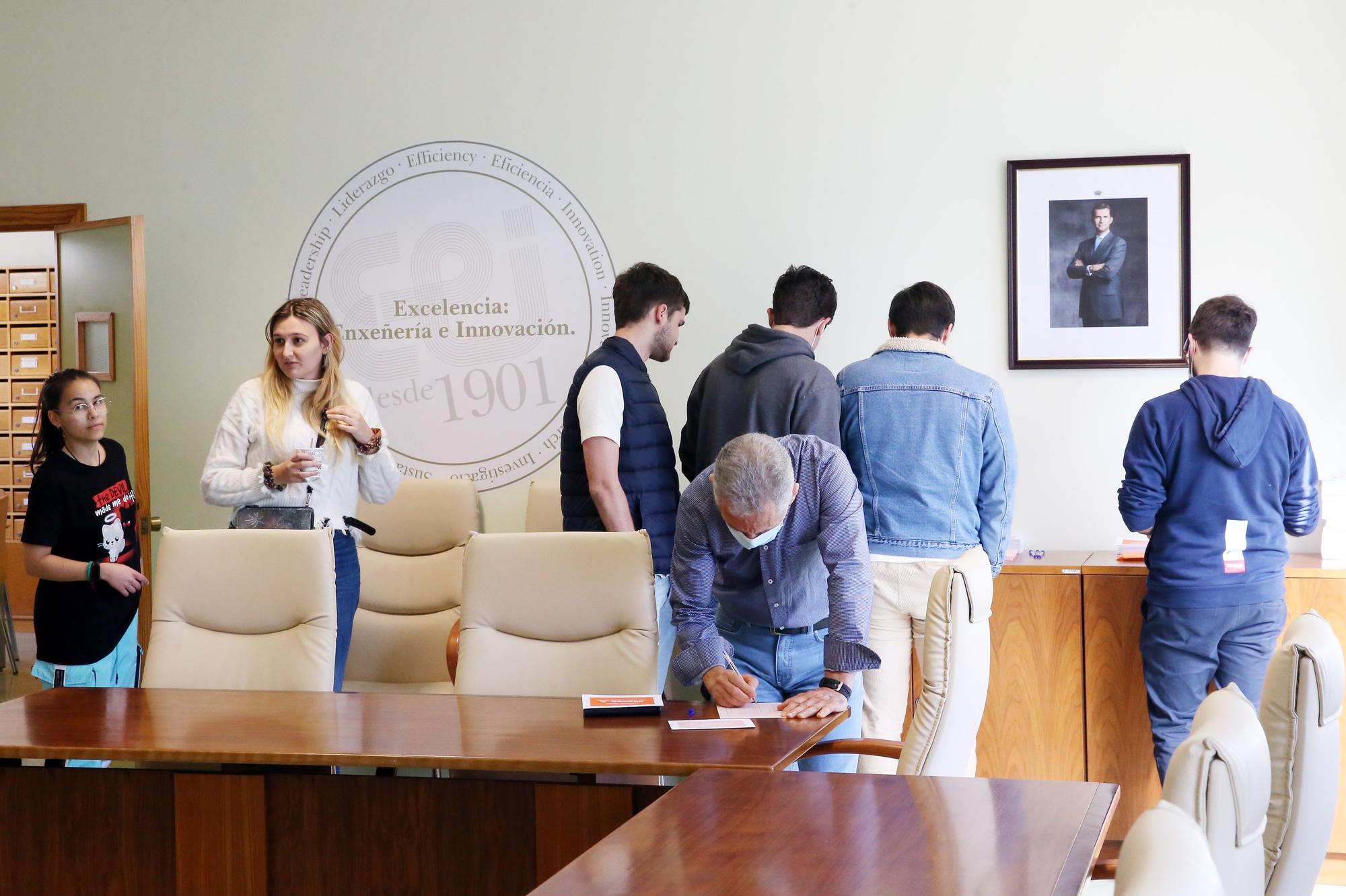 Jornada de elecciones en la Universidad de Vigo