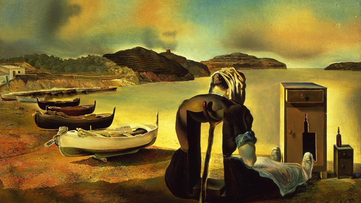 'El desnonament del moble aliment' (1934), de Salvador Dalí