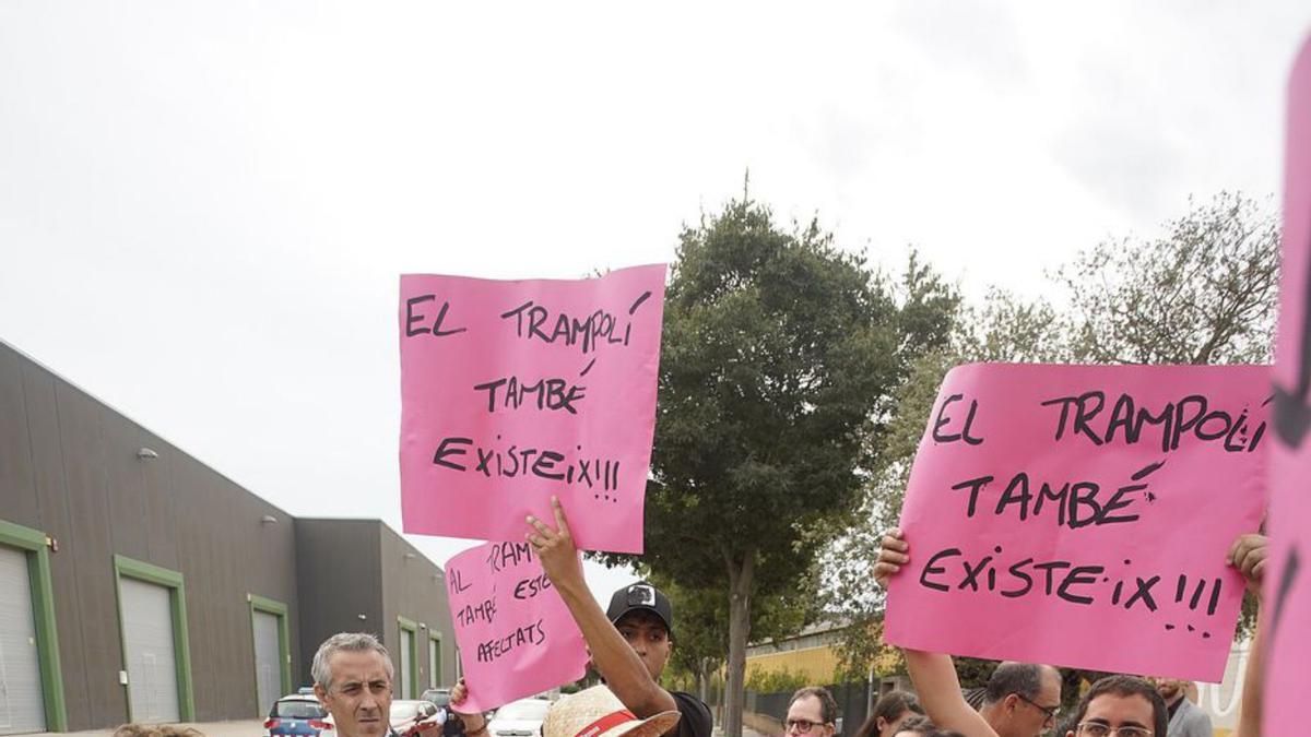 Imatge d’arxiu de les queixes del col·lectiu al president. | ANIOL RESCLOSA