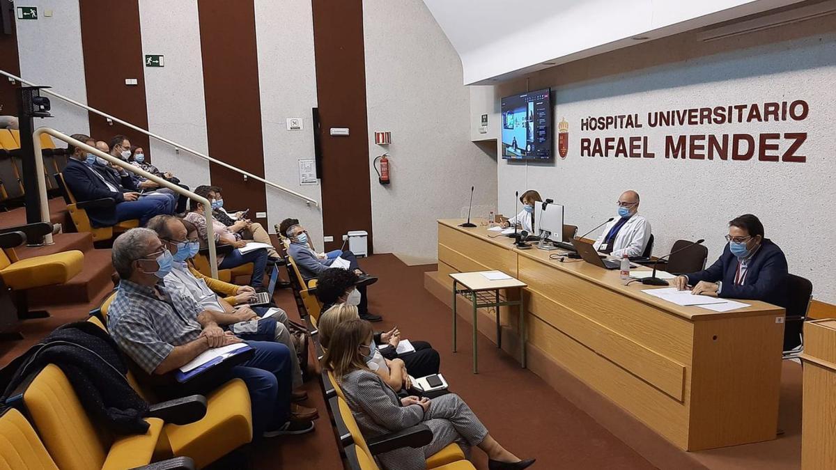 La reunión del Consejo Territorial, ayer. | L. O.