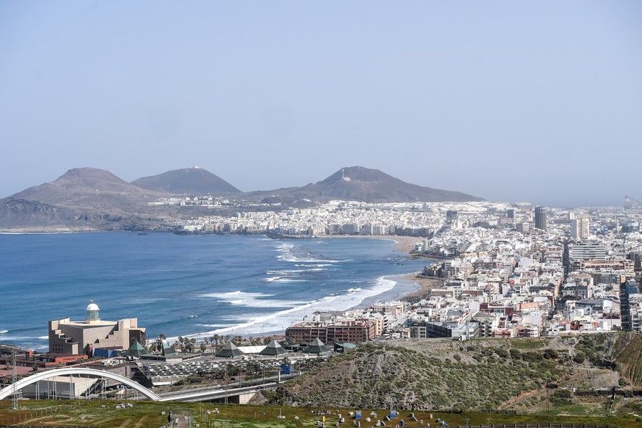 Calima en Gran Canaria (15/02/2021)