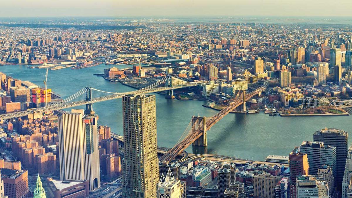 Manhattan and Brooklyn Bridges