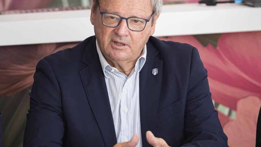 Sergio Batista, presidente del Costa Adeje Tenerife Egatesa.  | ARTURO JIMÉNEZ
