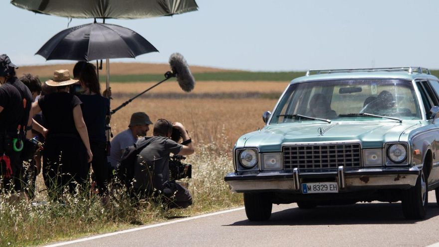 Zamora se convierte en el plató de cine de una película con Javier Gutiérrez y Nathalie Poza