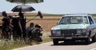 Zamora se convierte en el plató de cine de una película con Javier Gutiérrez y Nathalie Poza