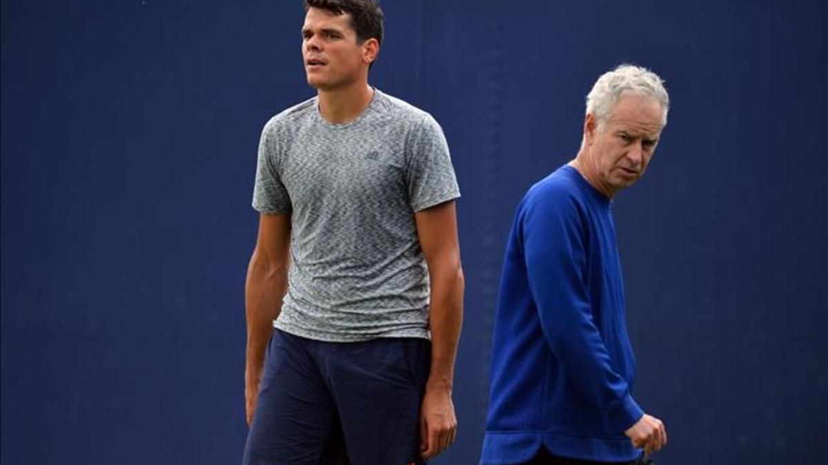 Milos Raonic y John McEnroe dejan de trabajar juntos a las puertas del US Open