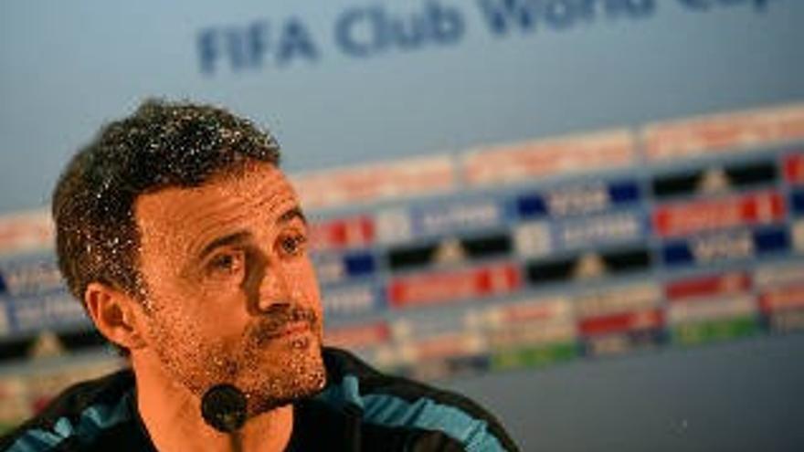 Luis Enrique: "El equipo está muy bien"