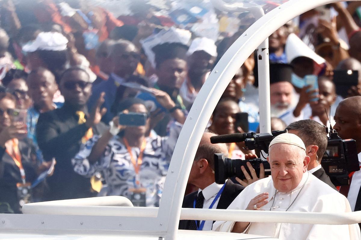 La visita del papa Francisco en el Congo