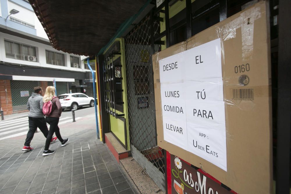 Así está Alicante el primer lunes de confinamiento