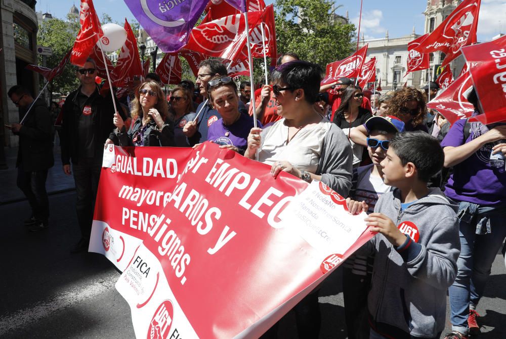 Manifestación 1 de Mayo en València