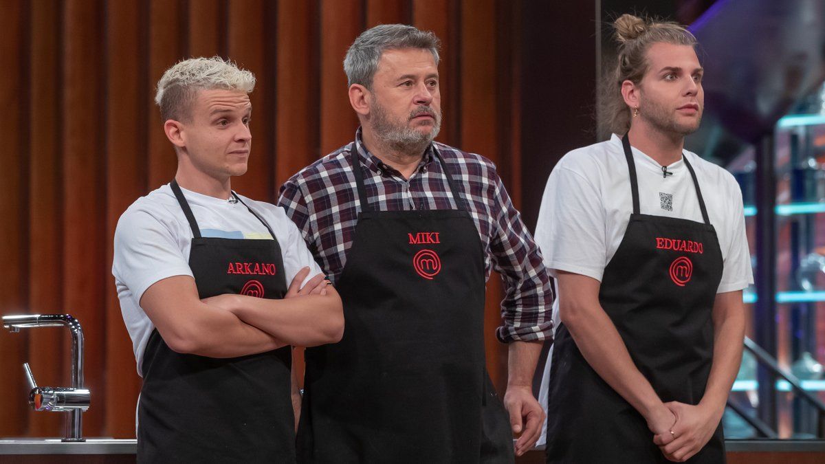 Arkano, Miki Nadal y Eduardo Navarrete en 'Masterchef Celebrity'