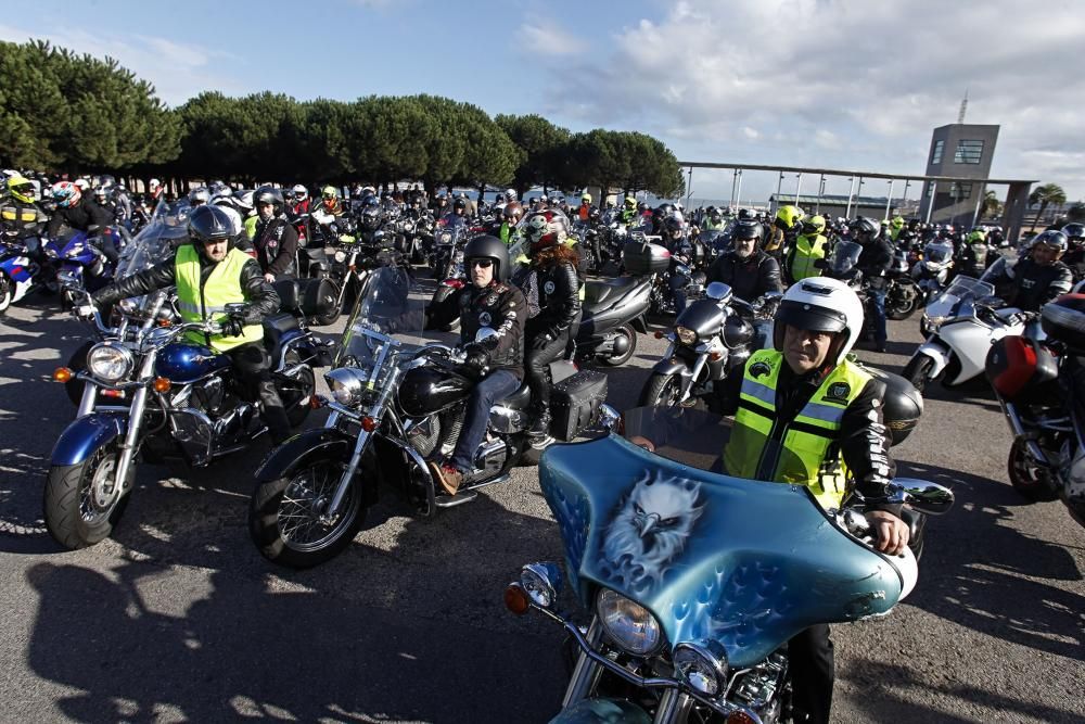 Despedida a José Julio Heres, "Chinorris", el motorista fallecido en la autopista "Y"