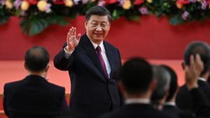 El presidente chino, Xi Jinping, durante su visita a Hong Kong el pasado 1 de julio.
