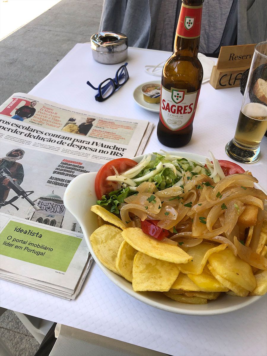 Delicias do Minho en un restaurante de Valença