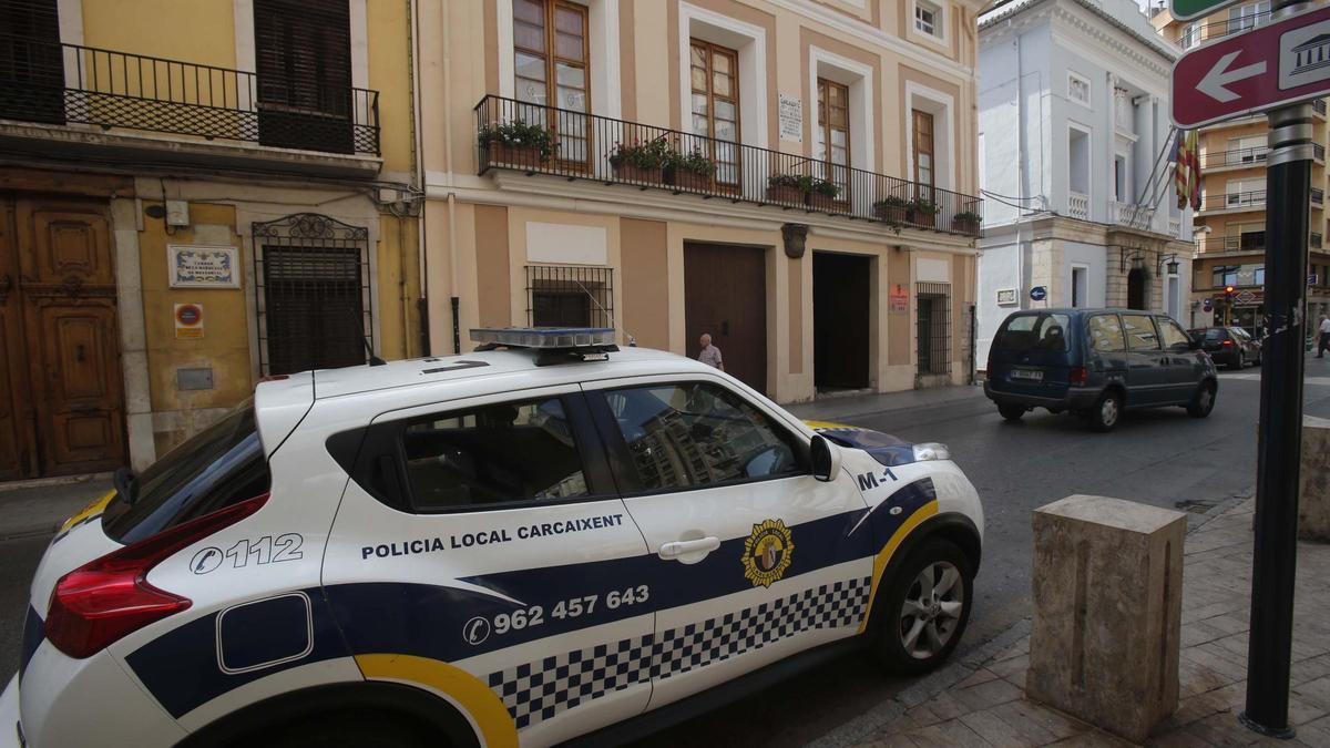 Patrulla de la Policia Local de Carcaixent.