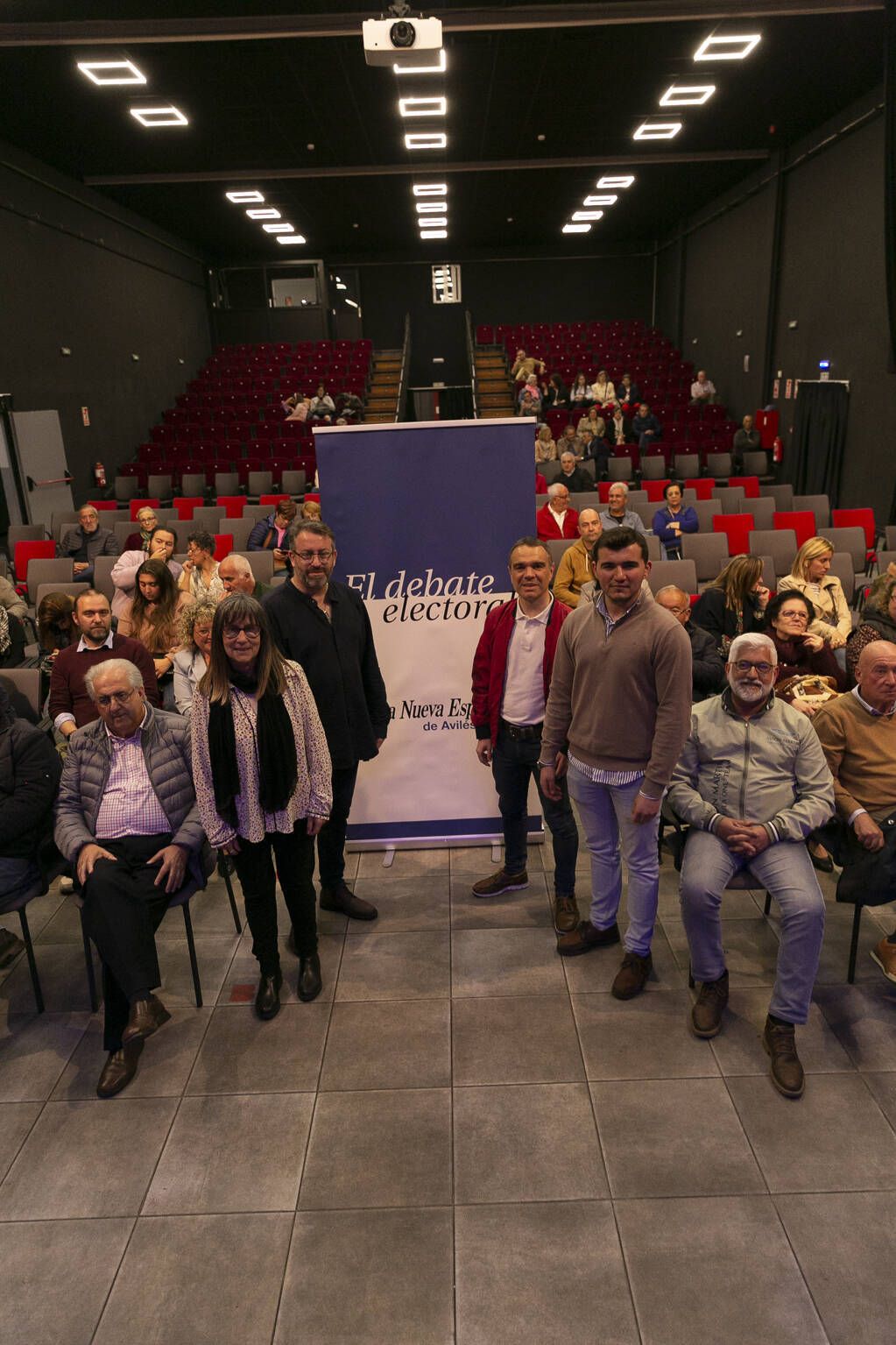 EN IMÁGENES, el debate electoral organizado por LA NUEVA ESPAÑA en Corvera