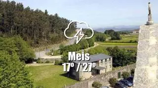 El tiempo en Meis: previsión meteorológica para hoy, lunes 15 de junio