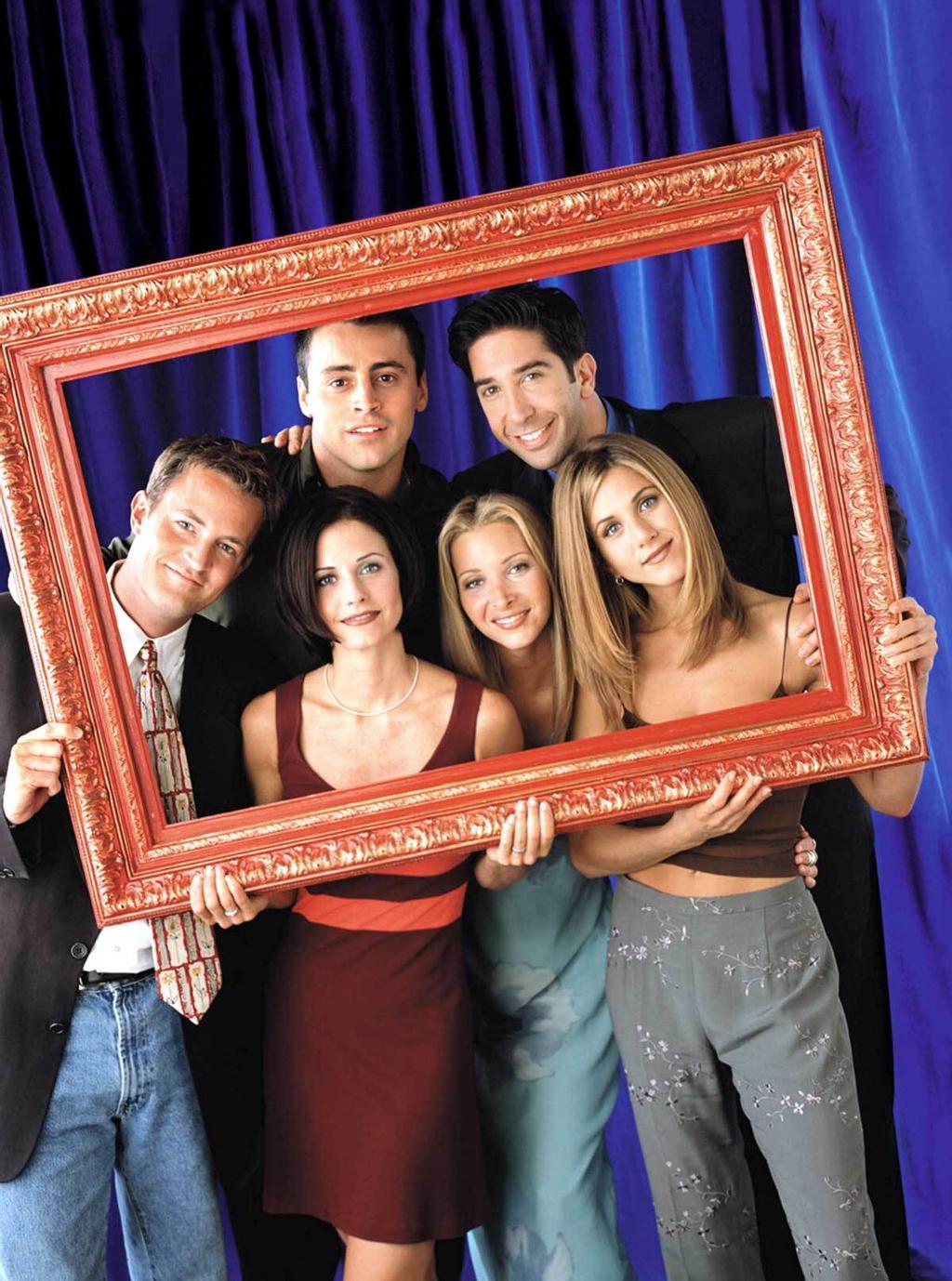 El reparto de 'Friends' en una imagen promocional de 2001.