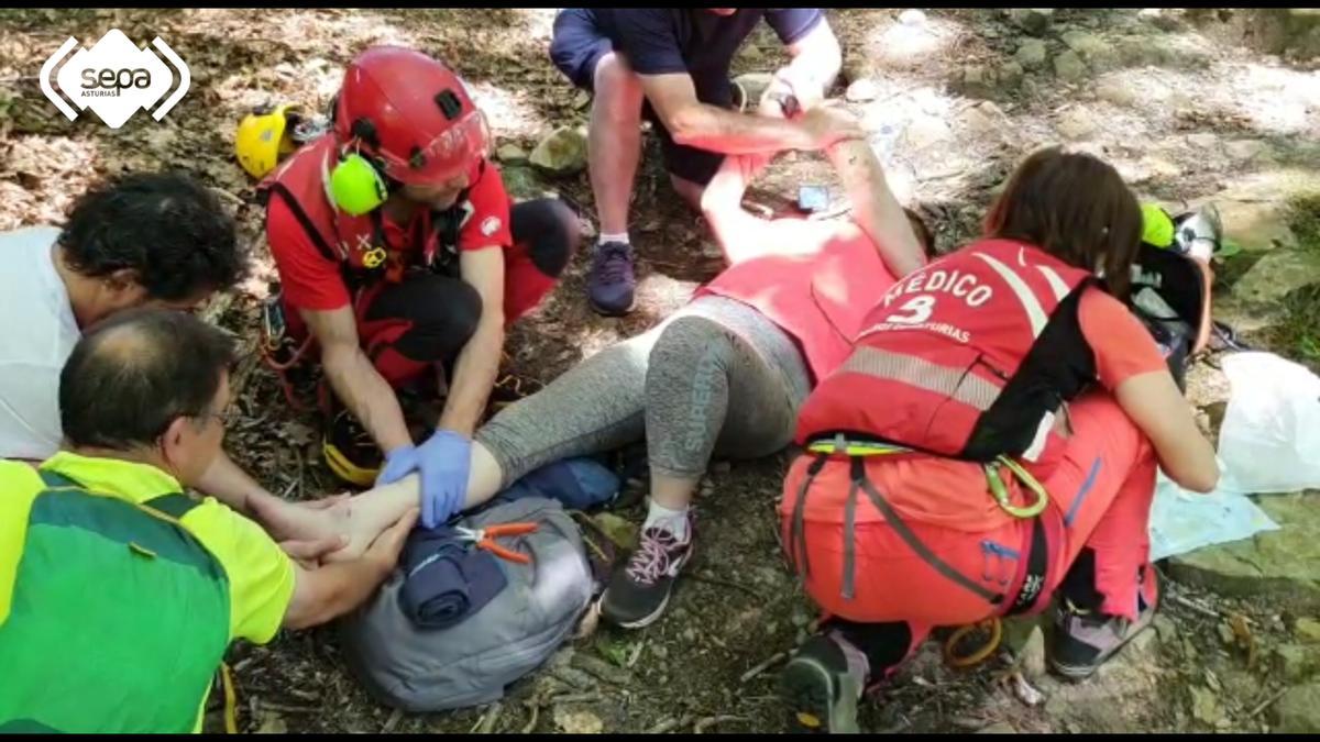 Herida una mujer irlandesa en una pierna cuando salió a pasear por un monte cercano a Arenas de Cabral