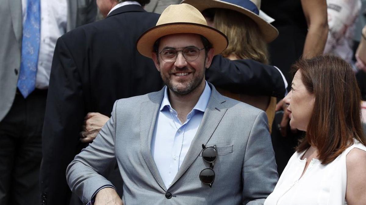 Huerta, en Roland Garros siguiendo la final de Rafa Nadal