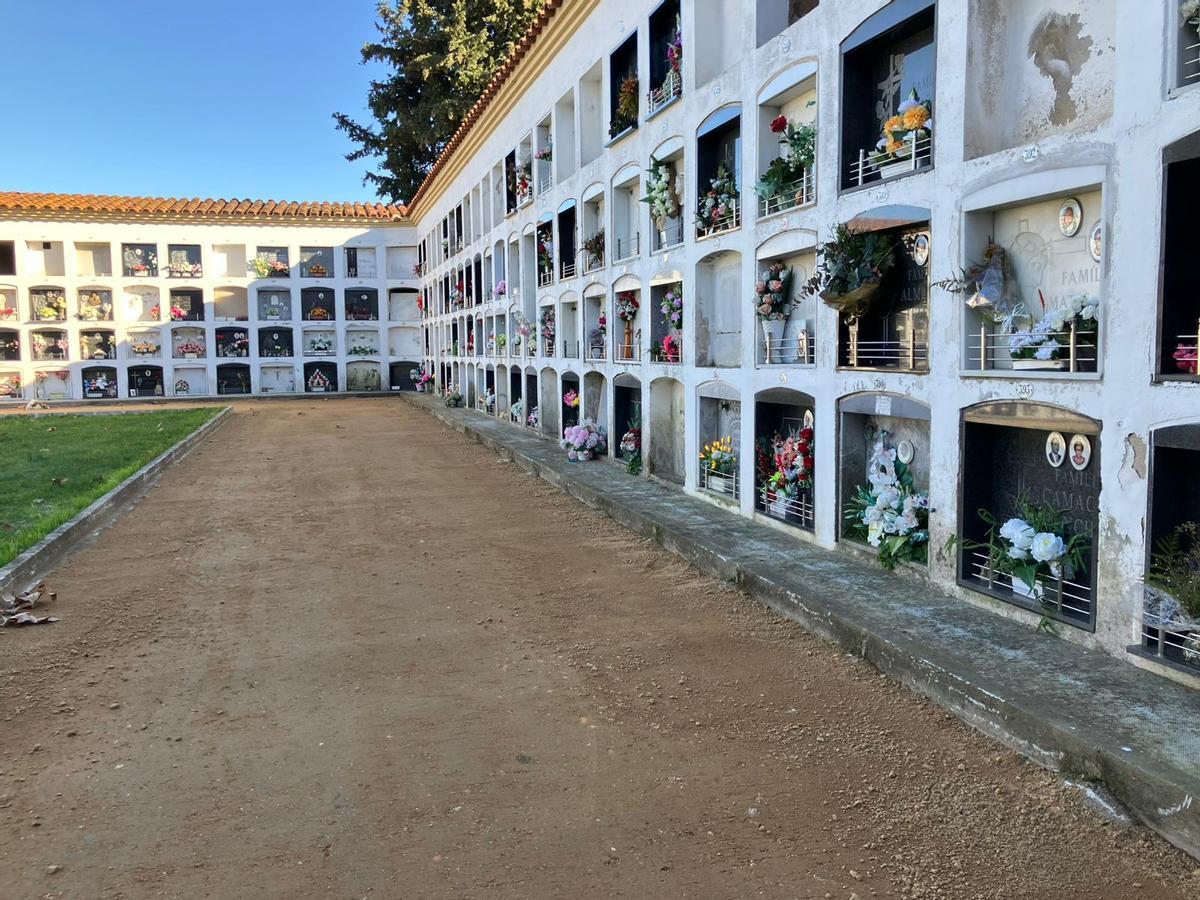 Una imatge d'arxiu del cementiri municipal de Salt