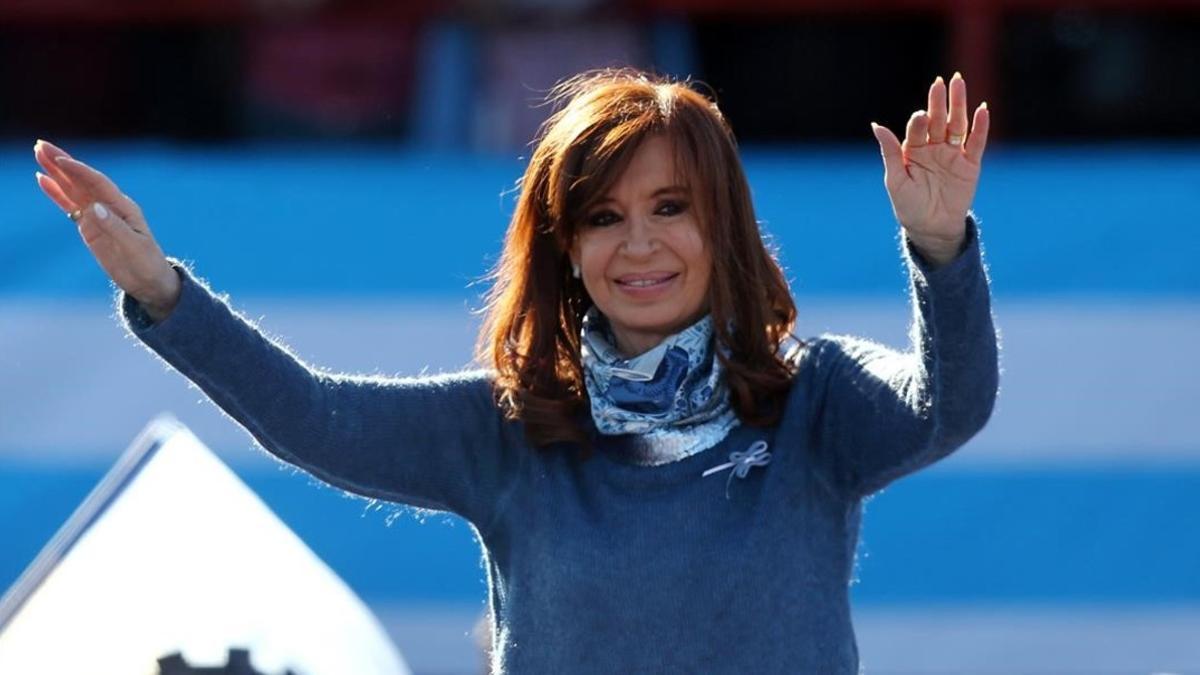 La expresidenta argentina Cristina Fernández de Kirchner.