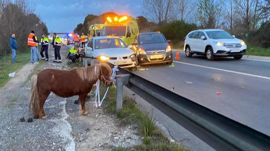 Una imatge presa poc després de l&#039;accident